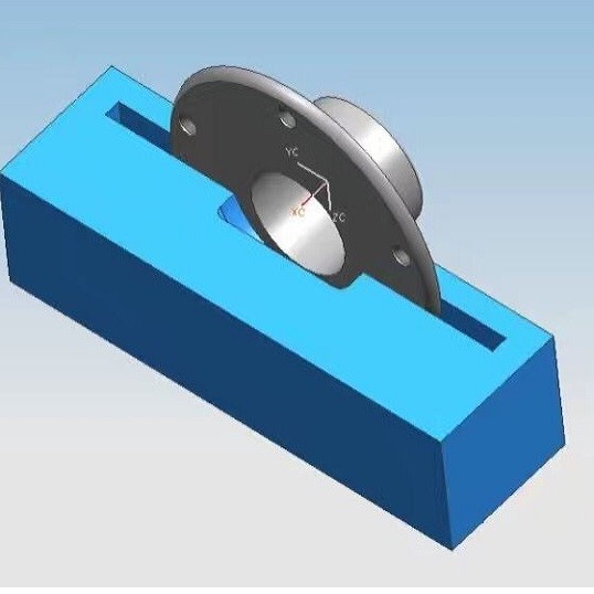 Small built-in base for 60mm tube (bottom)