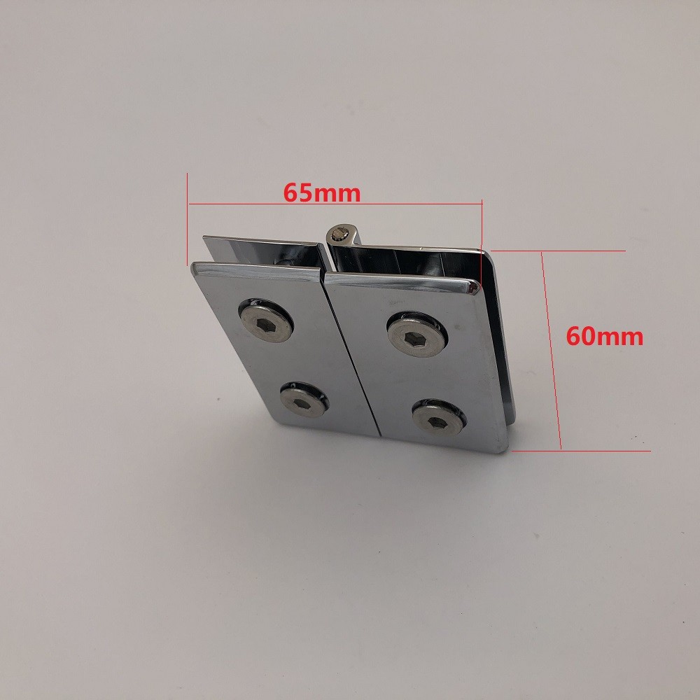 big dual glass hinge