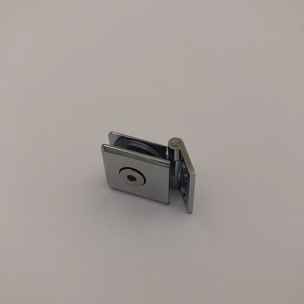small single glass hinge