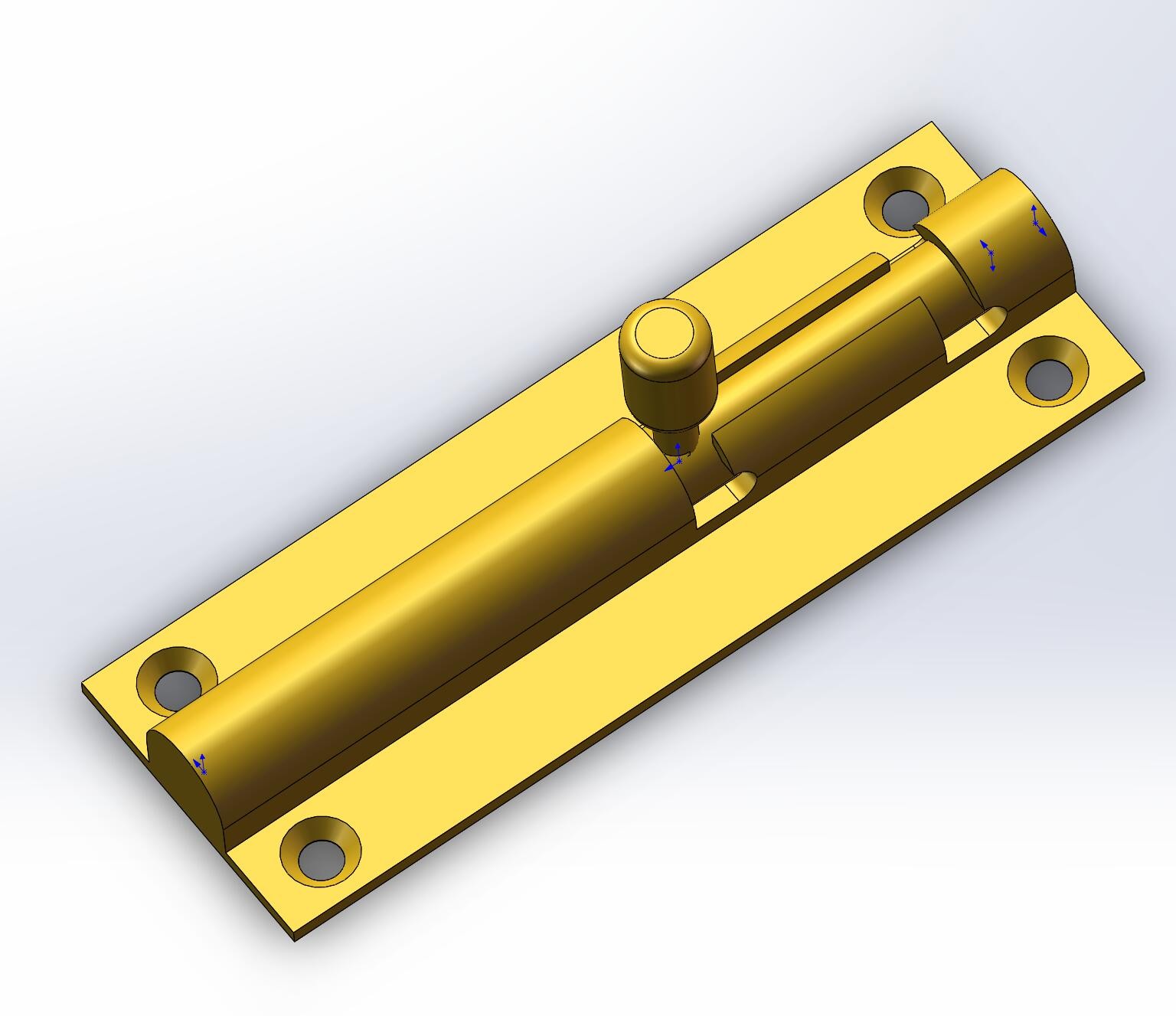 90mm sliding bolt