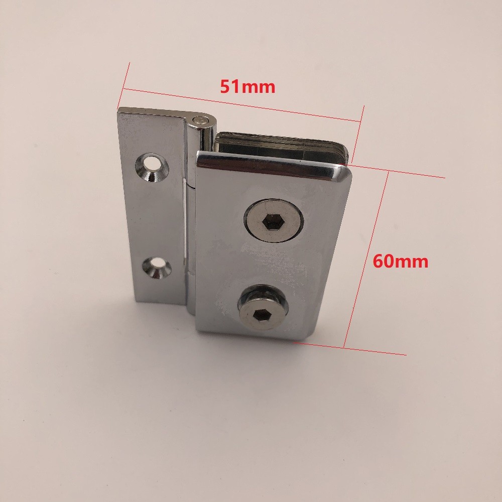 big single glass hinge