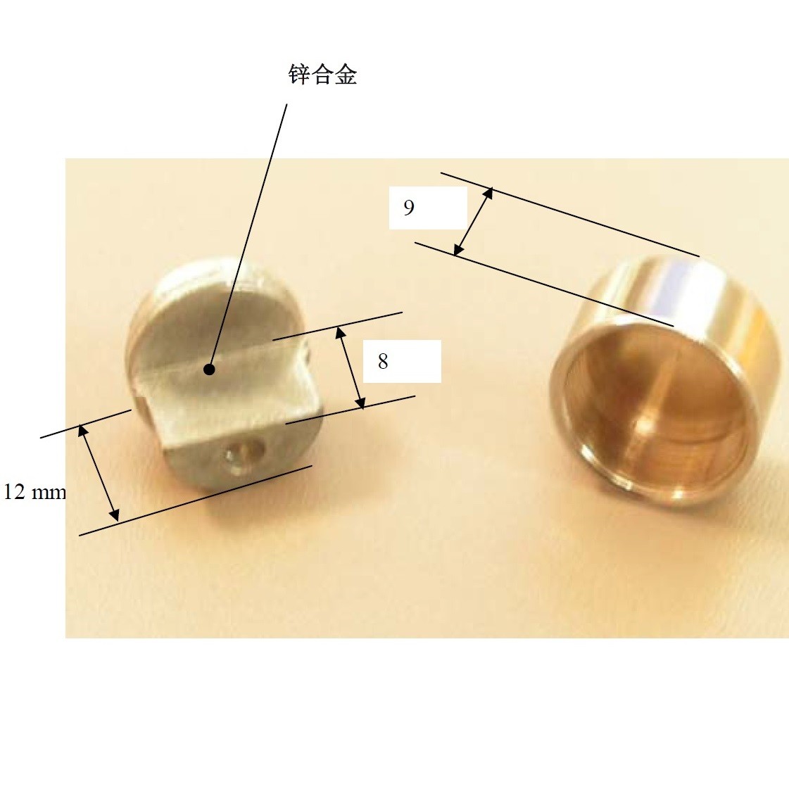 Mirror fixing hardware